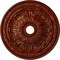 Ekena Millwork Flagstone Ceiling Medallion (Fits Canopies up to 3 7/8"), 30"OD x 3 7/8"ID x 3 1/4"P, Firebrick CM30FLFIF - alternate 1
